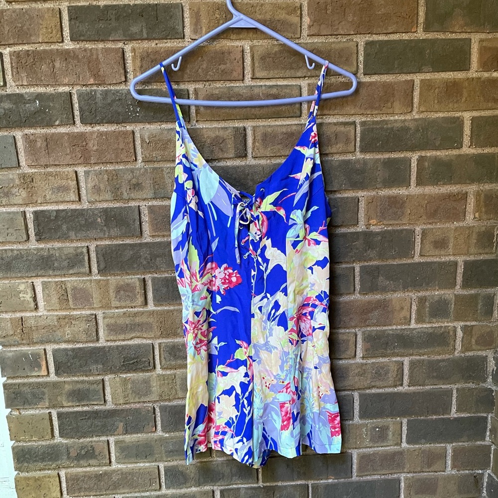 NWOT Yumi Kim 100% Silk Romper. Small